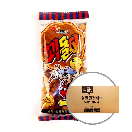 광일제과 꾀돌이 25g 60입 [박스]  (과자/껌/스낵류)