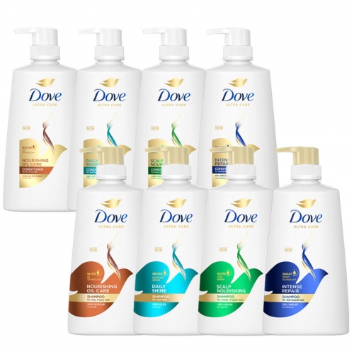 도브 헤어케어 샴푸/컨디셔너 2개묶음 / 택1(샴푸680ml 2개묶음,컨디셔너660ml 2개묶음,샴푸+린스)  (샴푸/린스/트리트먼트)