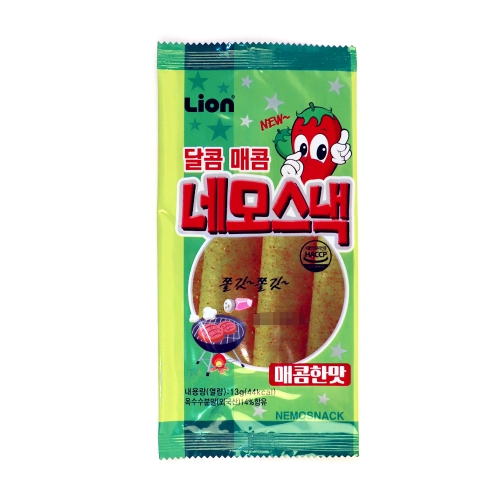 신흥물산 네모스넥 매운 13g 30입  (과자/껌/스낵류)