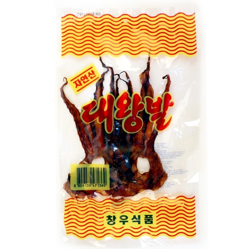 창우식품 대왕발 35g 5입  (과자/껌/스낵류)