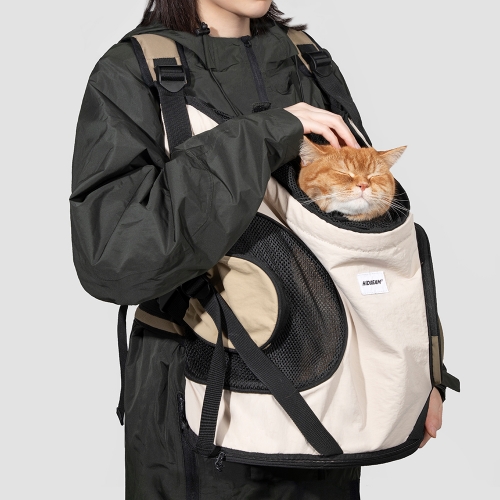 레브망 쏘옥 캥거루 가방 강아지 고양이 산책가방 앞가방  (이동가방/유모차)
