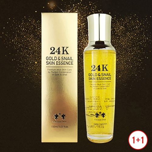 크리스찬딘 24K 골드&스네일 럭셔리 탄력 에센스 1+1  (에센스/세럼/앰플/오일)