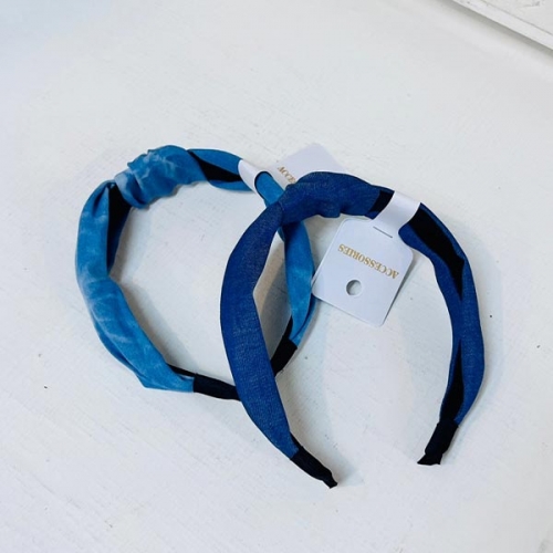 헤어 청밴드(06)색상랜덤 1p  (헤어소품/브러쉬)