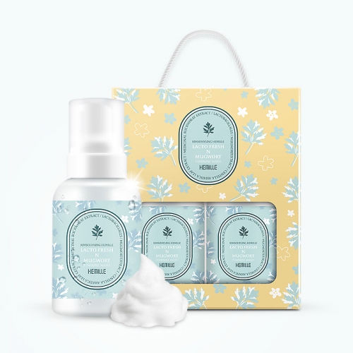 [김소형] 헤밀레 락토프레쉬 앤 쑥 여성청결제 280ml x 2ea  (샤워/바디워시)