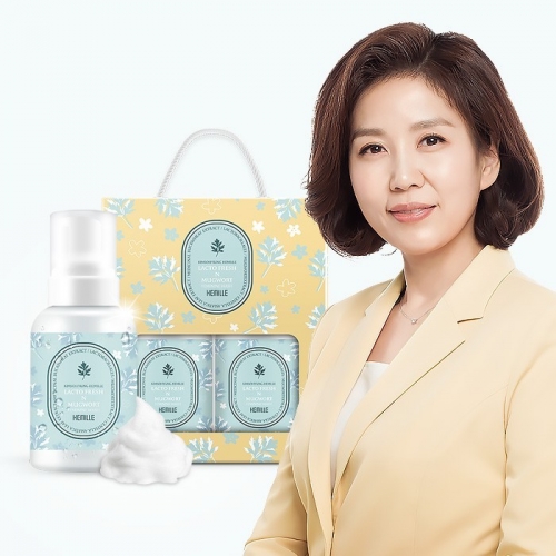 김소형 헤밀레 락토프레쉬 앤 쑥 여성청결제 280ml 2개세트  (바디로션/크림/핸드/풋케어)