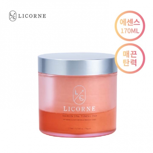 리꼼 살몬 디엔에이 토닝패드 70매 170ml  (스킨/토너/미스트)