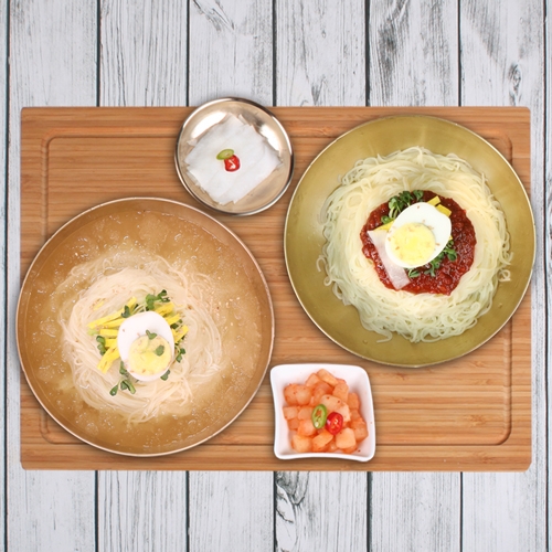[부산미식여행] 부산밀면10인분+냉면육수5봉+비빔장500g  (만두/국수/스파케티/냉면)