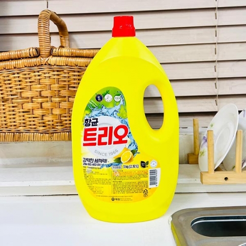 트리오 항균 주방세제 3kg(2.92L)  (주방세제)
