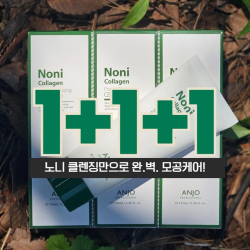 앙쥬 노니콜라겐 모공 폼클렌징 100ml x 3개  (클렌징/필링)