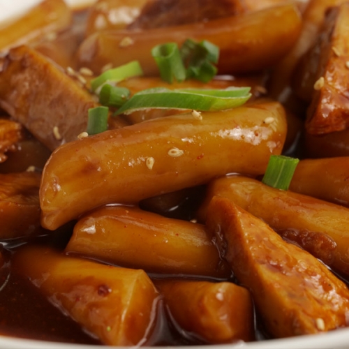 사계절 떡볶이 밀키트 짜장맛 밀떡 430g  (튀김류/어묵류)
