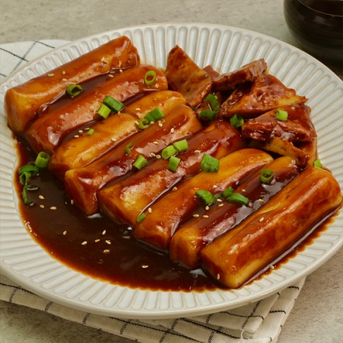 사계절 떡볶이 밀키트 짜장맛 쌀떡 600g  (튀김류/어묵류)