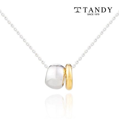 [TANDY] 탠디 듀얼 콤비 펜던트 목걸이 TDN601B  (쥬얼리)