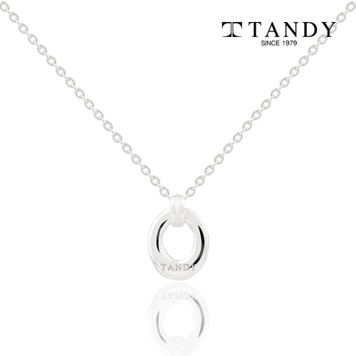 [TANDY] 탠디 실버925 인터라킹 듀얼 펜던트 목걸이 TDN604  (쥬얼리)