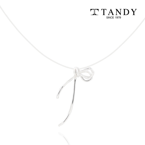 [TANDY] 탠디 실버925 리본 펜던트 목걸이 TDN606  (쥬얼리)