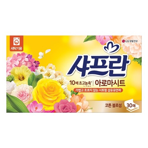 샤프란시트 코튼블러썸 30매  (섬유유연제)