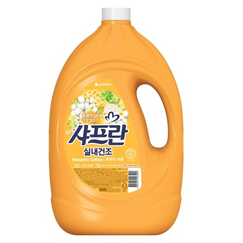 샤프란 실내건조 로맨틱코튼 섬유유연제 3.1L  (섬유유연제)