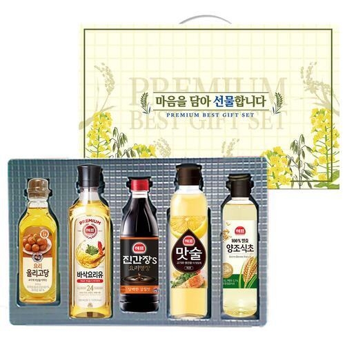 TBK 해표백설 알뜰기프트 5호 선물세트 (요리유)  (통조림/캔/햄/잼)