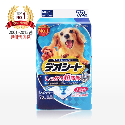 LG유니참 데오시트 강력흡수 배변패드 레귤러 72P  (위생/배변)
