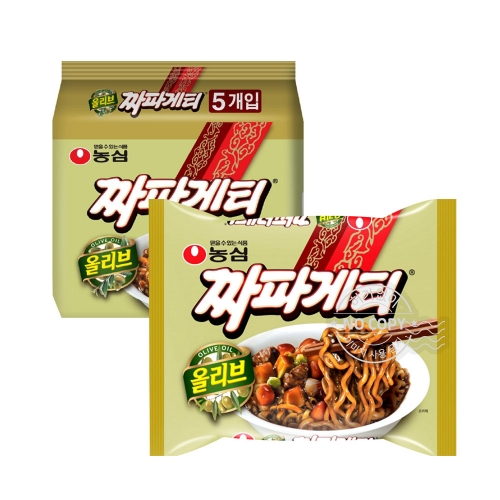 농심 올리브짜파게티 140g 5입  (봉지라면)