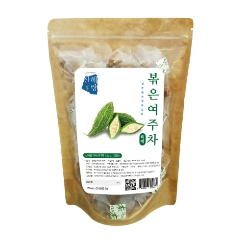 산해랑 볶은 여주차 티백 100개입  (차/티백/코코아)
