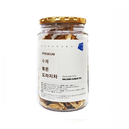 산해랑 수제 볶은 도라지차 80g  (차/티백/코코아)