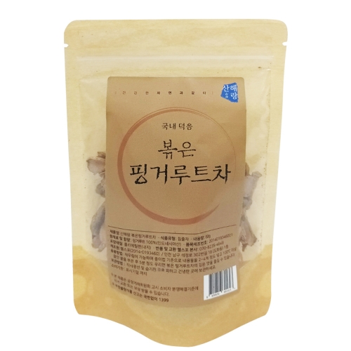 산해랑 볶은 핑거루트차 60g  (차/티백/코코아)