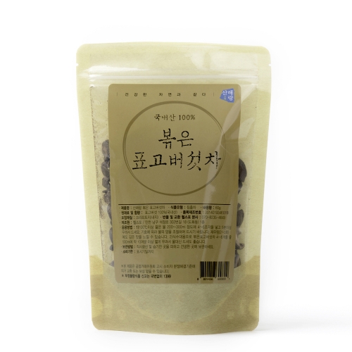 산해랑 국내산 볶은 표고버섯차 60g  (차/티백/코코아)