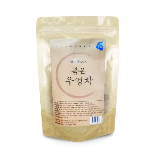 산해랑 국내산 볶은 우엉차 50g  (차/티백/코코아)