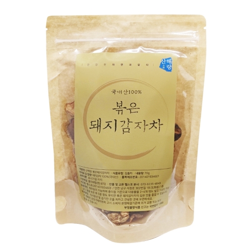 산해랑 국내산 볶은 돼지감자차 50g  (차/티백/코코아)