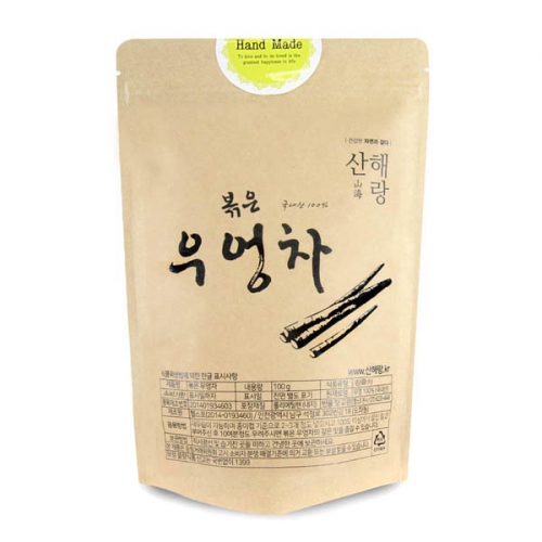 산해랑 국내산 볶은 우엉차 100g  (차/티백/코코아)