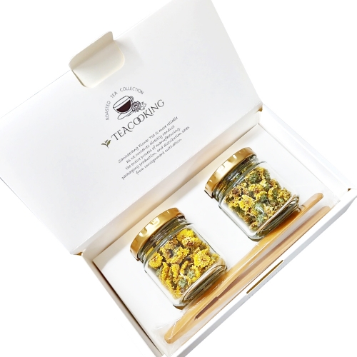 산해랑 수제 꽃차 선물세트 (국화6g+국화6g)  (차/티백/코코아)