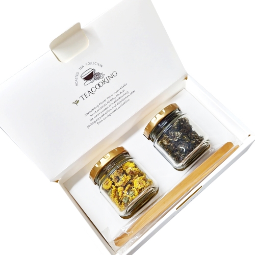 산해랑 수제 꽃차 선물세트 (구절초10g+국화6g)  (차/티백/코코아)