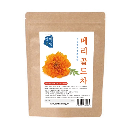 산해랑 메리골드꽃차 티백 100개입  (차/티백/코코아)