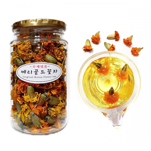 산해랑 국내산 덖음 메리골드꽃차 30g  (차/티백/코코아)