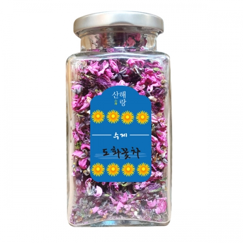 산해랑 수제 도화꽃차 15g  (차/티백/코코아)