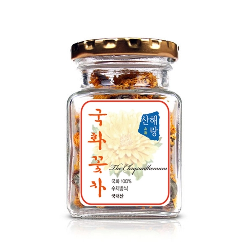 산해랑 국내산 야생 국화꽃차 12g  (차/티백/코코아)
