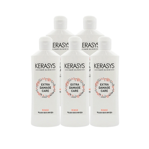 애경 케라시스 엑스트라 데미지 케어 린스 180ml x 5개  (샴푸/린스/트리트먼트)