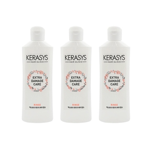 애경 케라시스 엑스트라 데미지 케어 린스 180ml x 3개  (샴푸/린스/트리트먼트)