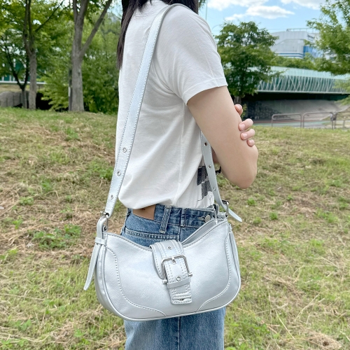 레네 여성 스트랩 버클 데일리 호보백 숄더백 가방 L92216  (숄더백)