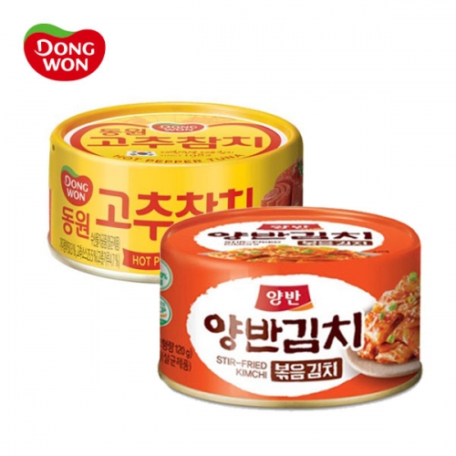 행사★[동원] 고추참치 85g×10캔+양반 캔 볶음김치 160g×2캔  (통조림/캔/햄/잼)
