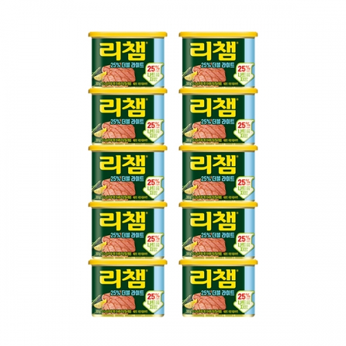 [동원] 나트륨과 지방을 줄인 리챔 더블라이트 300g×10캔  (통조림/캔/햄/잼)