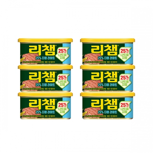 [동원] 나트륨과 지방을 줄인 리챔 더블라이트 200g×6캔  (통조림/캔/햄/잼)