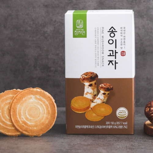 참자연 송이과자 150g(특별한 영양간식)  (과자/껌/스낵류)