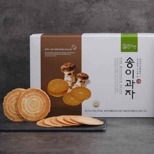 참자연 송이과자 선물세트 450g(특별한 영양간식)  (과자/껌/스낵류)