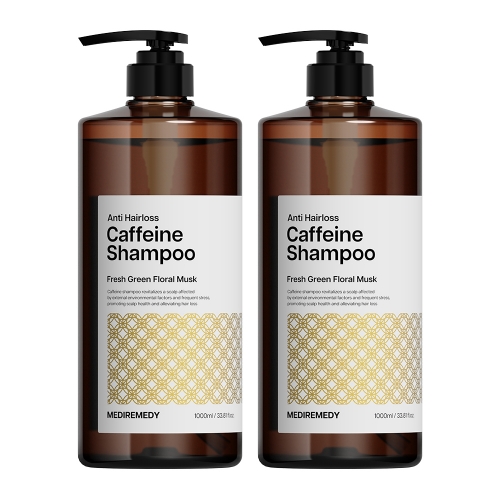 [메디레머디] 카페인 탈모 샴푸 1000ml*2개  (샴푸/린스/트리트먼트)