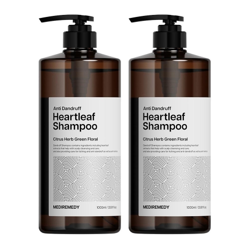[메디레머디] 어성초 비듬 탈모 샴푸 1000ml*2개  (샴푸/린스/트리트먼트)