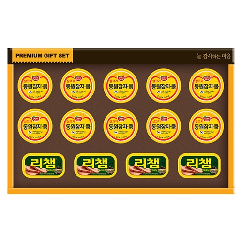 [25년 설날] 동원 행복 21호 참치캔 선물세트* 3개 (쇼핑백포함)  (통조림/캔/햄/잼)