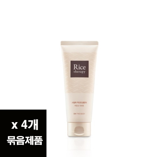 온더바디 라이스테라피 사철쑥약산성폼 150g X 4개  (클렌징/필링)