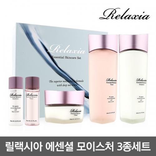 릴랙시아 에센셜 스킨케어 3종  (스킨/토너/미스트)