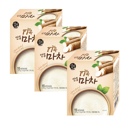 [송원] 우리차 17곡 안동 마차 15T x 3개  (차/티백/코코아)